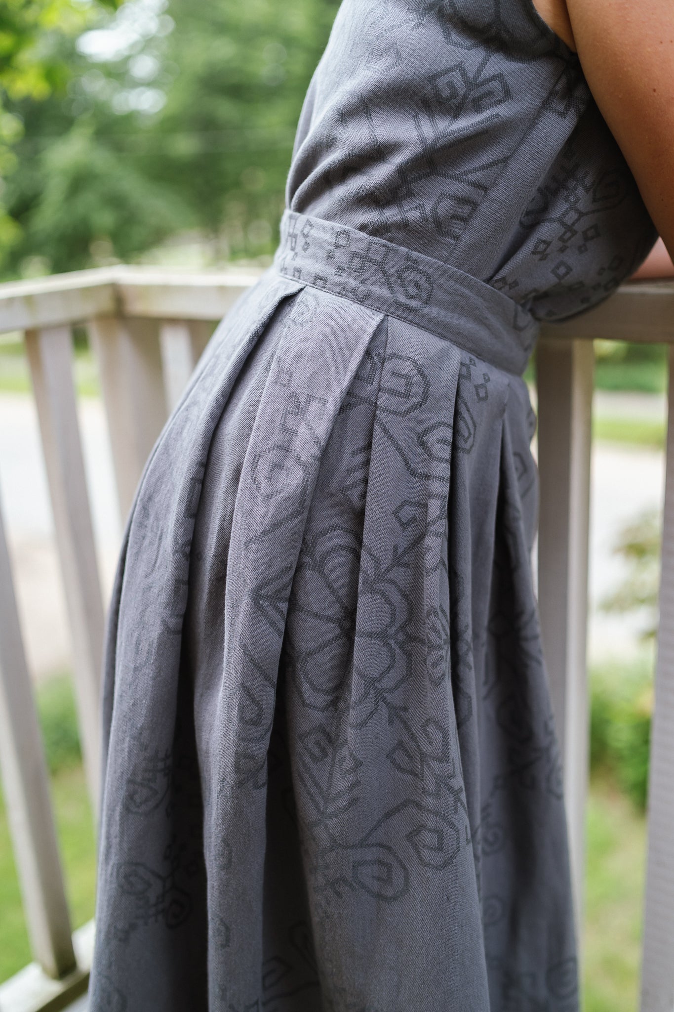 Skirt Sun, dark grey