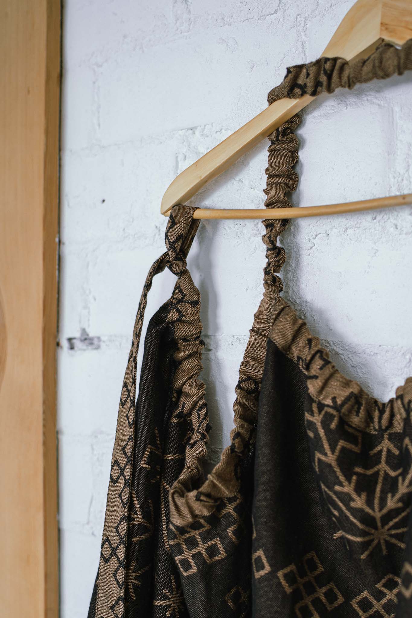Sauna two-sided dress with Austra Tree, bronze/black