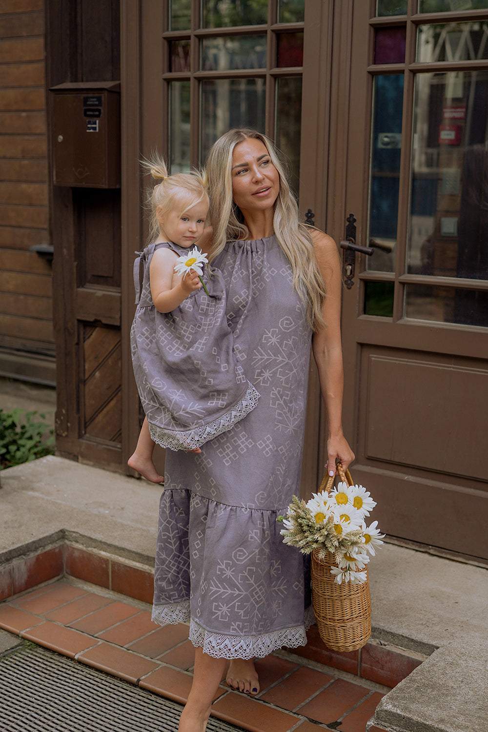 Woman dress Austra, grey