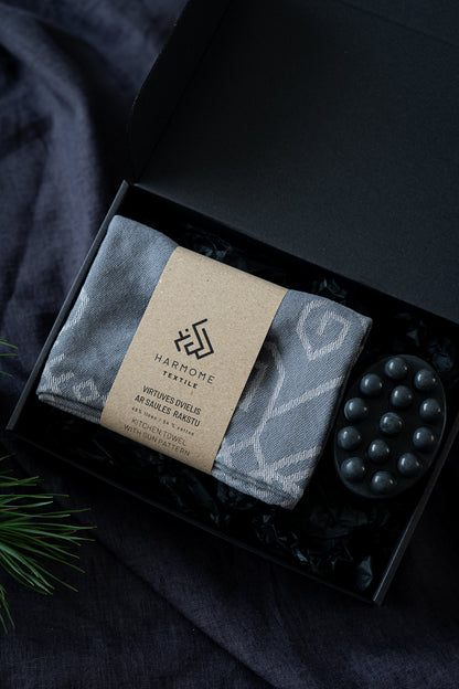 Kitchen Towels / Soap / Coaster with Sun Mandala