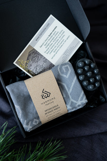 Kitchen Towels / Soap / Coaster with Sun Mandala