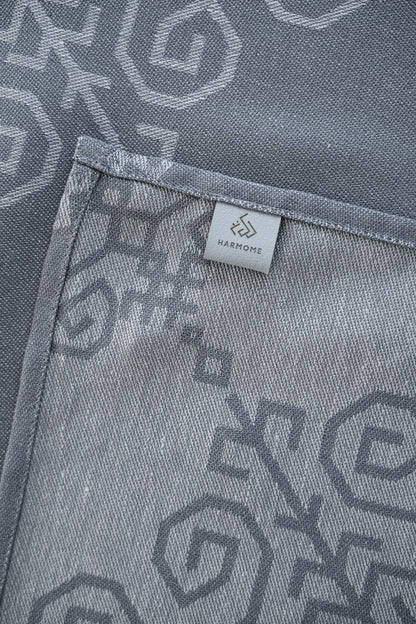 Lina galdauts ar Saules rakstu, pelēks