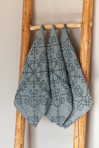 Linen Kitchen Towel, grey