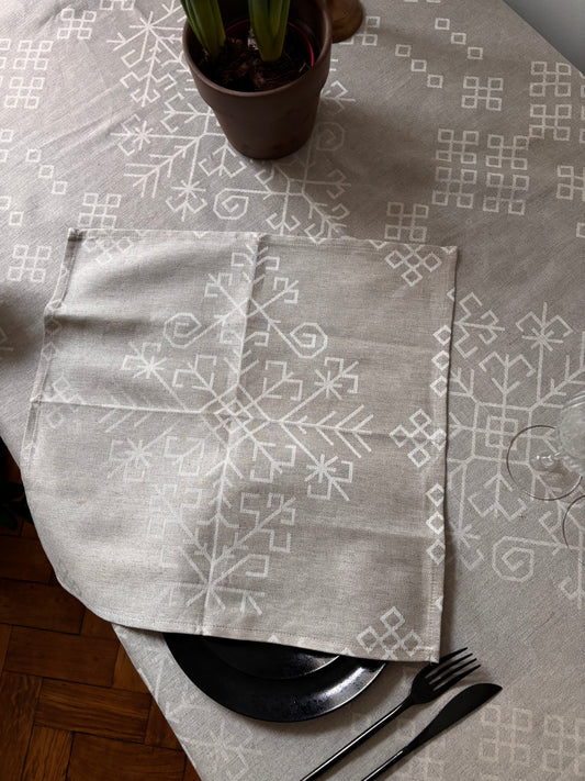 Lina salvete ar Austras koku, naturāla