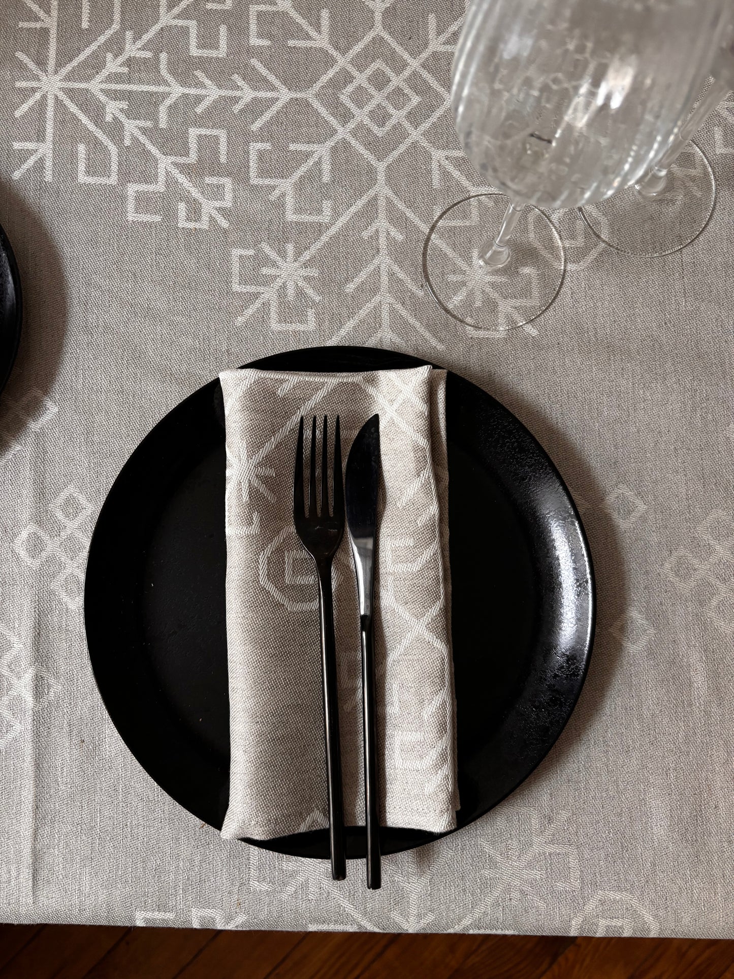 Lina salvete ar Austras koku, naturāla